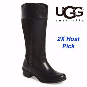 NEW UGG Australia Cassis Leather Boots 5.5 1008719